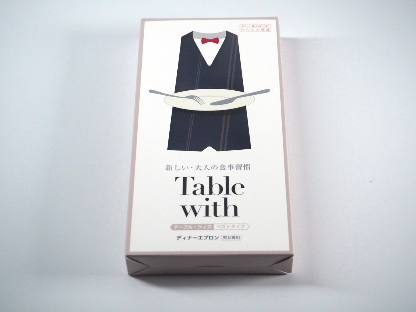 "Table with" vest
